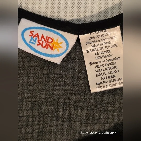 Black Sheer Top / Cover Up - Picture 8 of 8